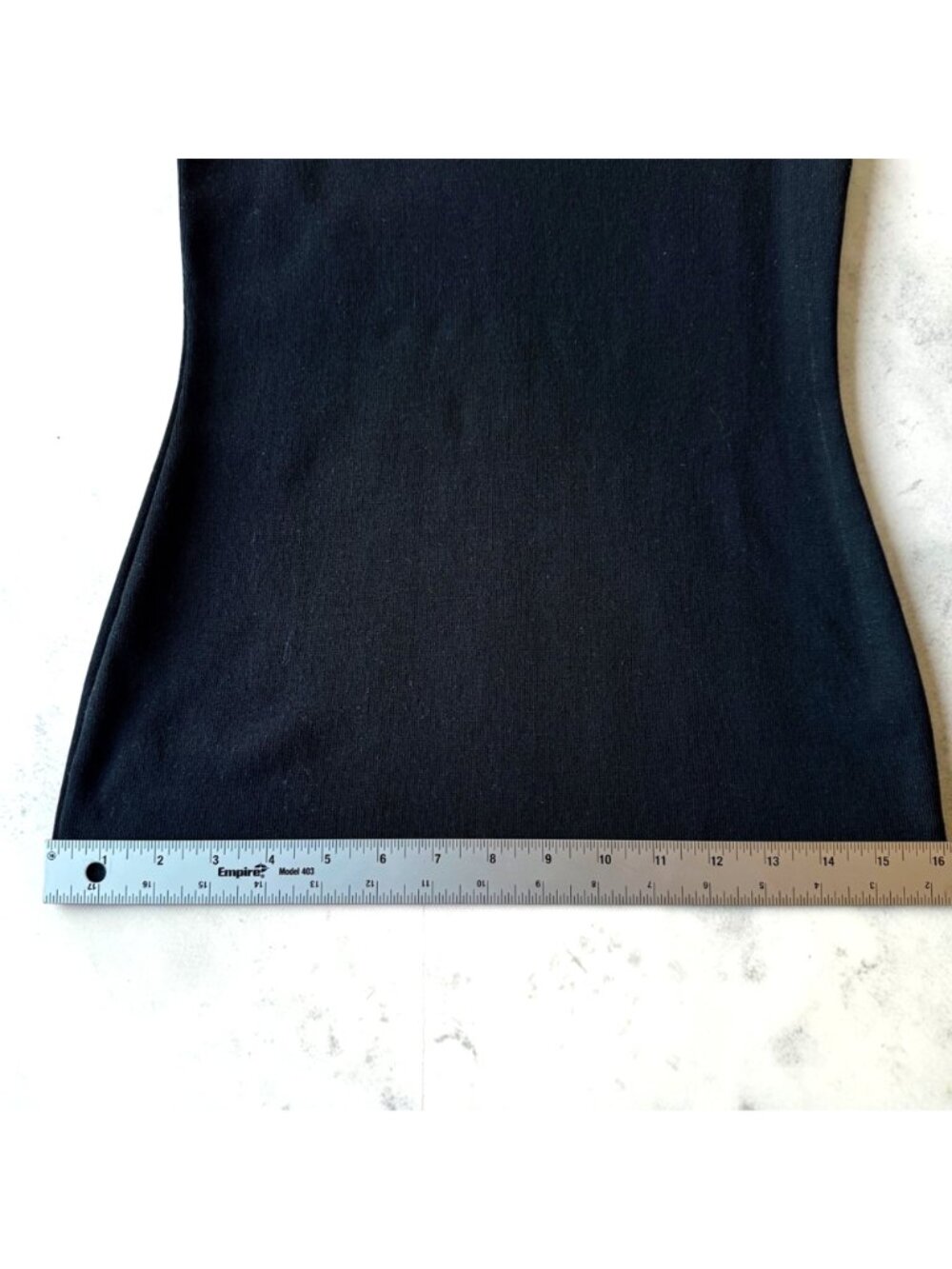 Dolce & Gabbana Vintage 90s Stretchy Knit Black V-Neck Short Sleeve Top Classic - Picture 10 of 14
